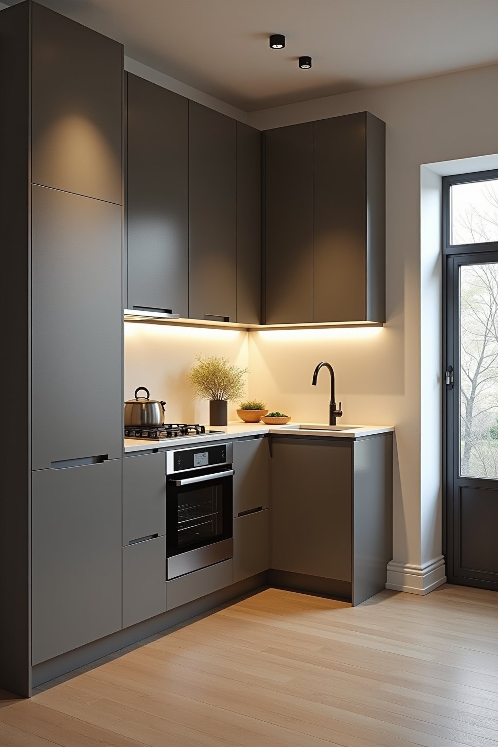 backofen in ecke einbauen outline 2