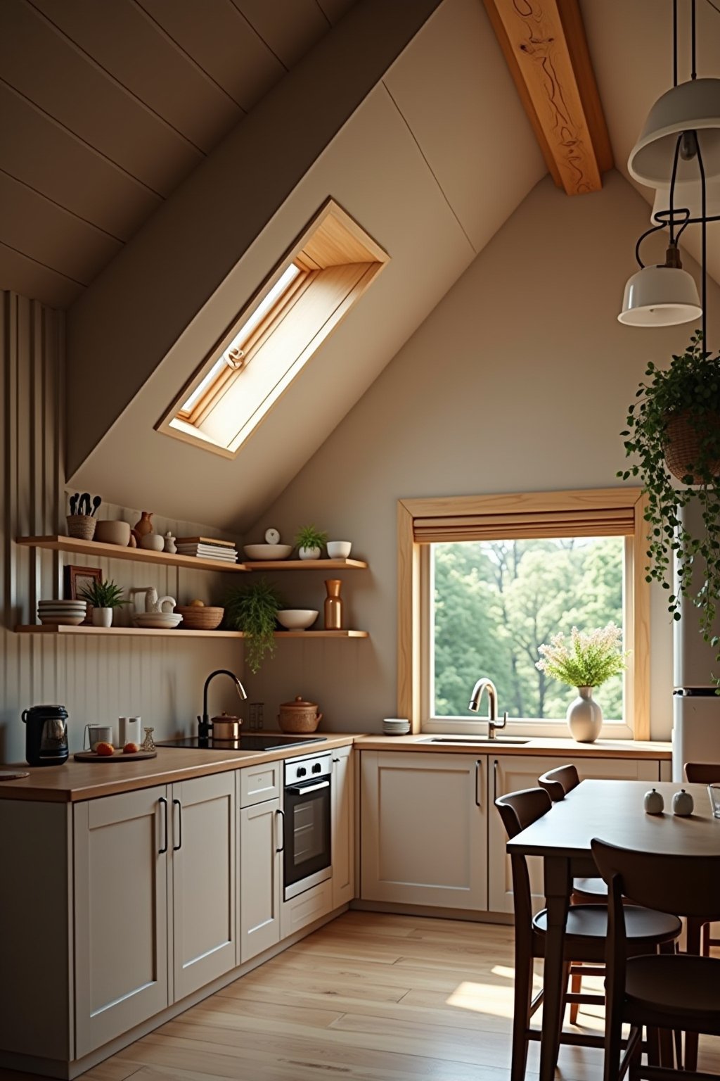 beleuchtung dachschraege kueche outline 6