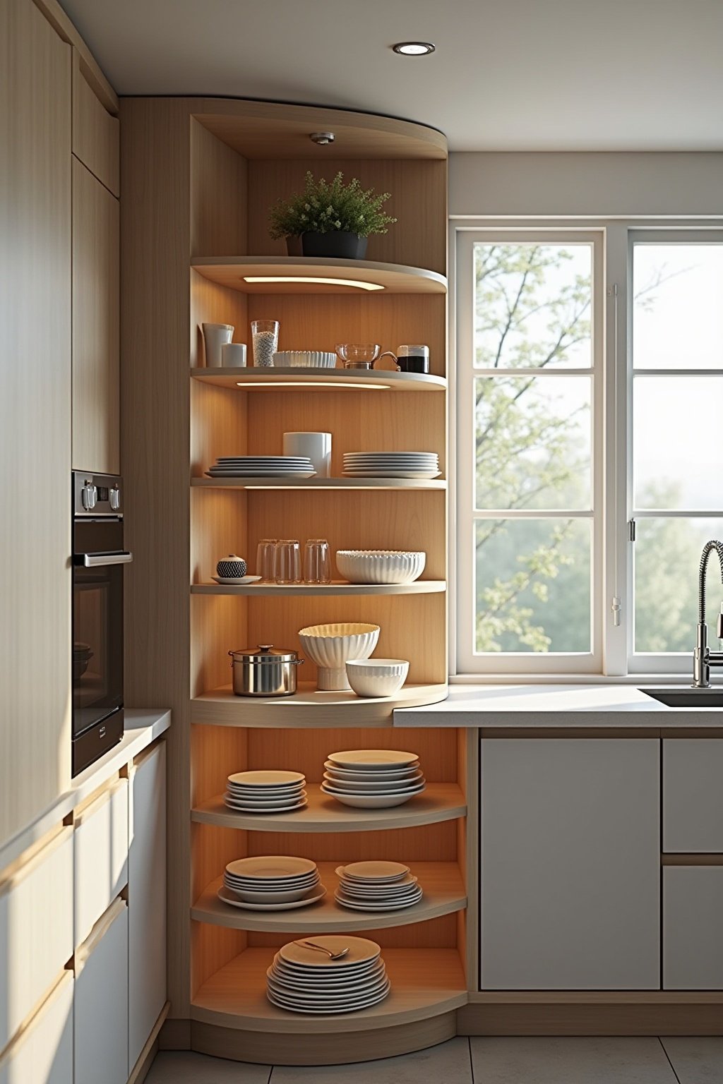 eckschrank kueche rondell outline 3