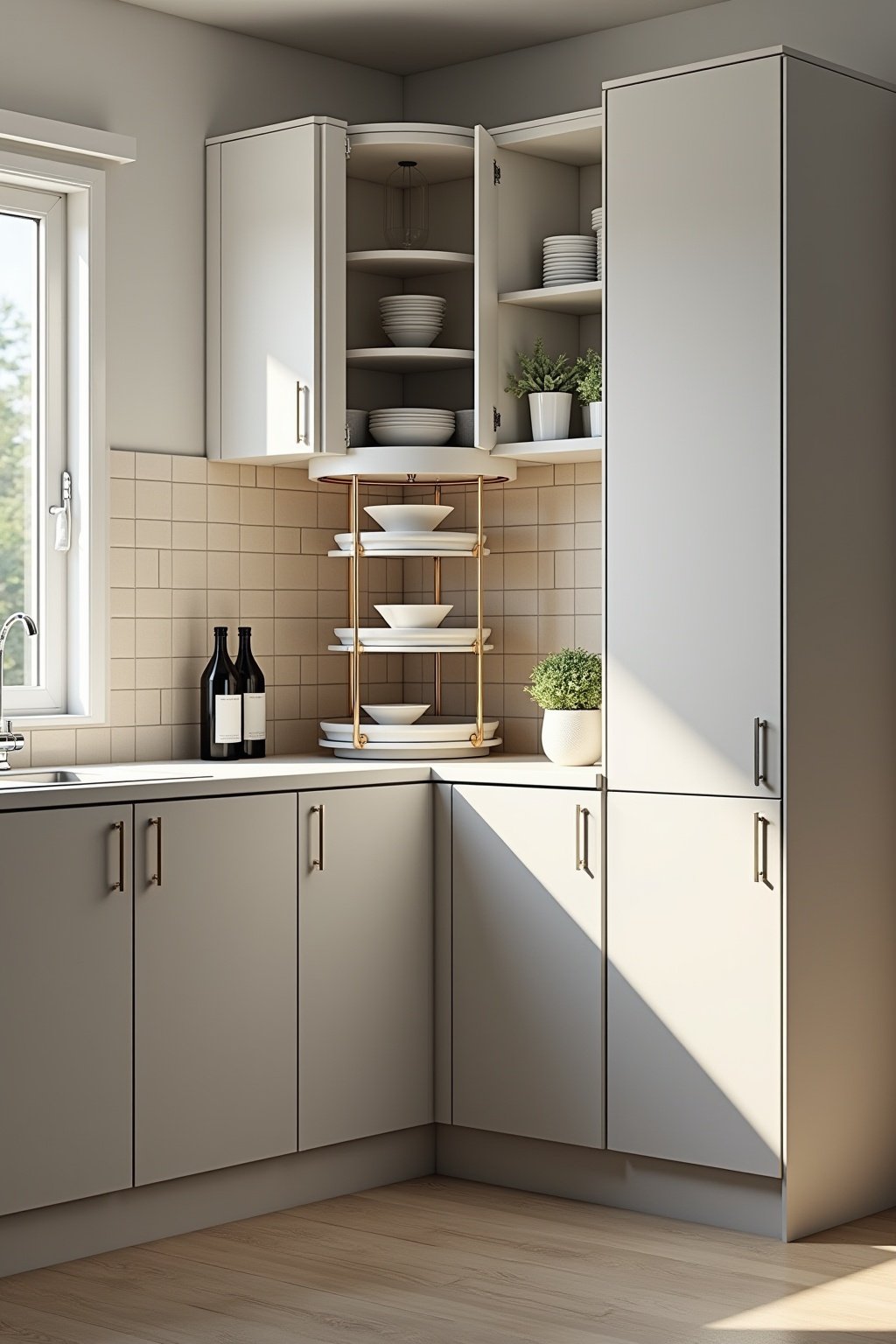 eckschrank kueche rondell outline 4