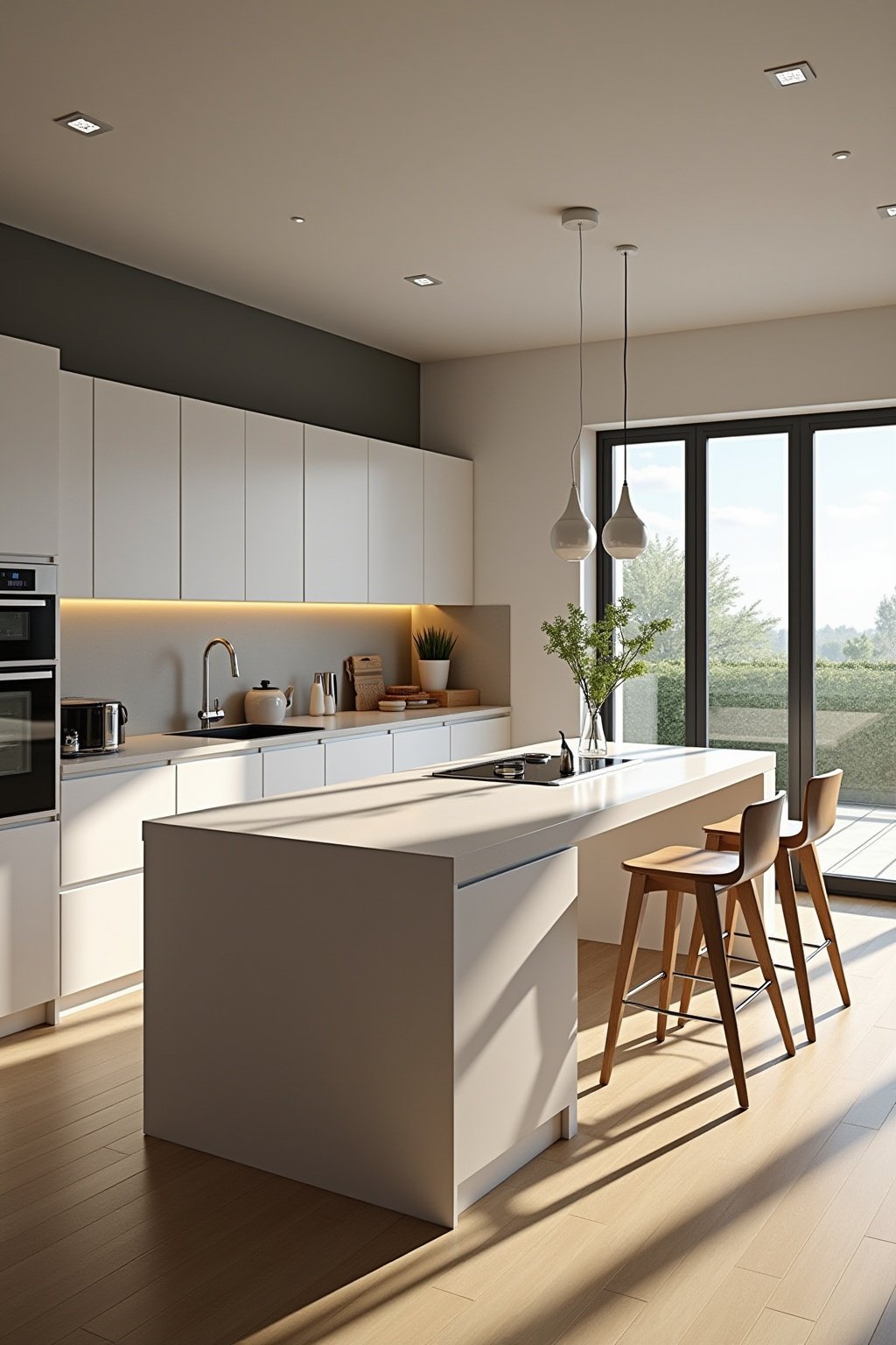 freistehende kueche planen outline 1