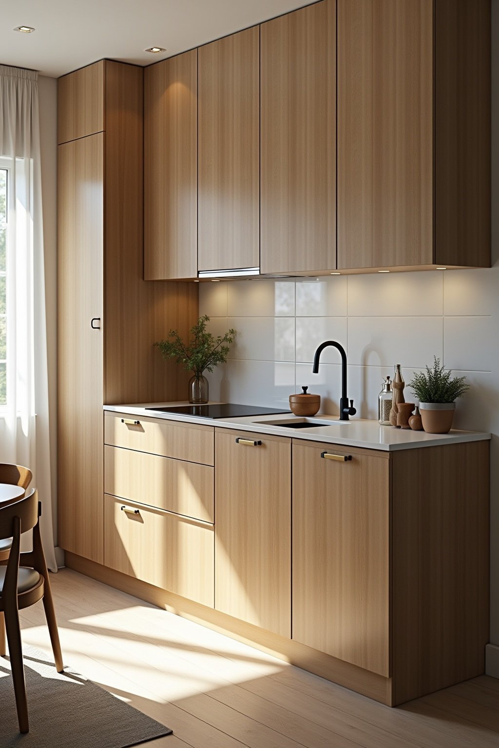 freistehende kueche planen outline 3