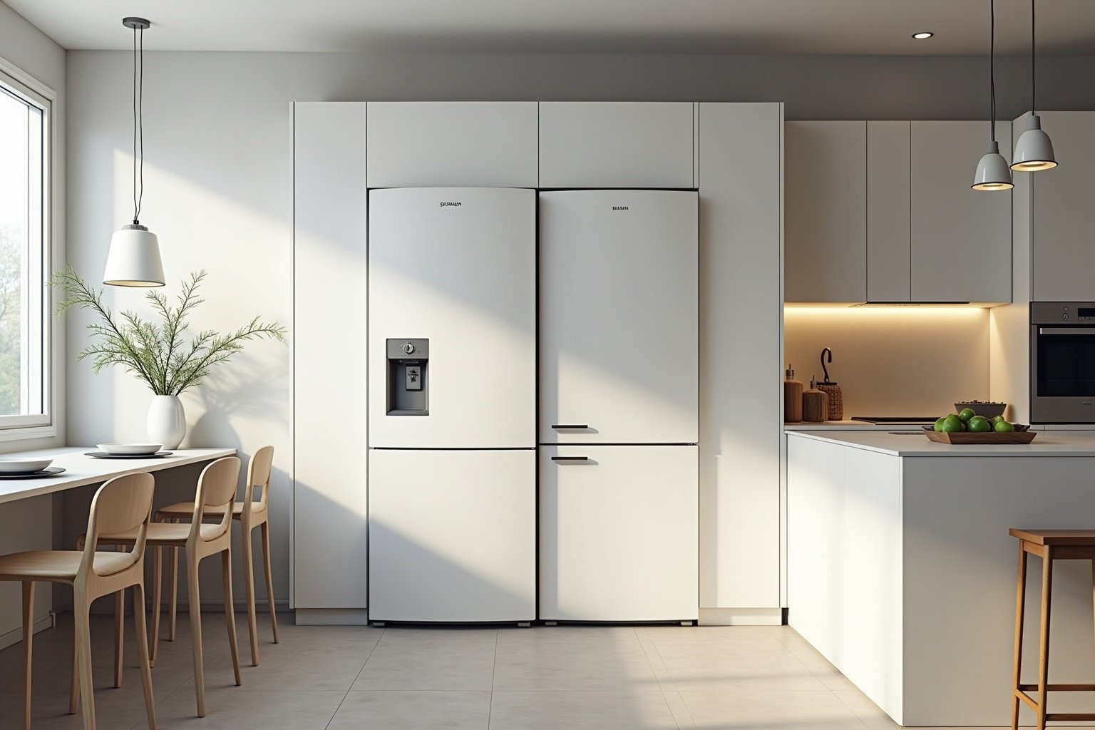 8 Tipps: Freistehender Kühlschrank in Küche integrieren