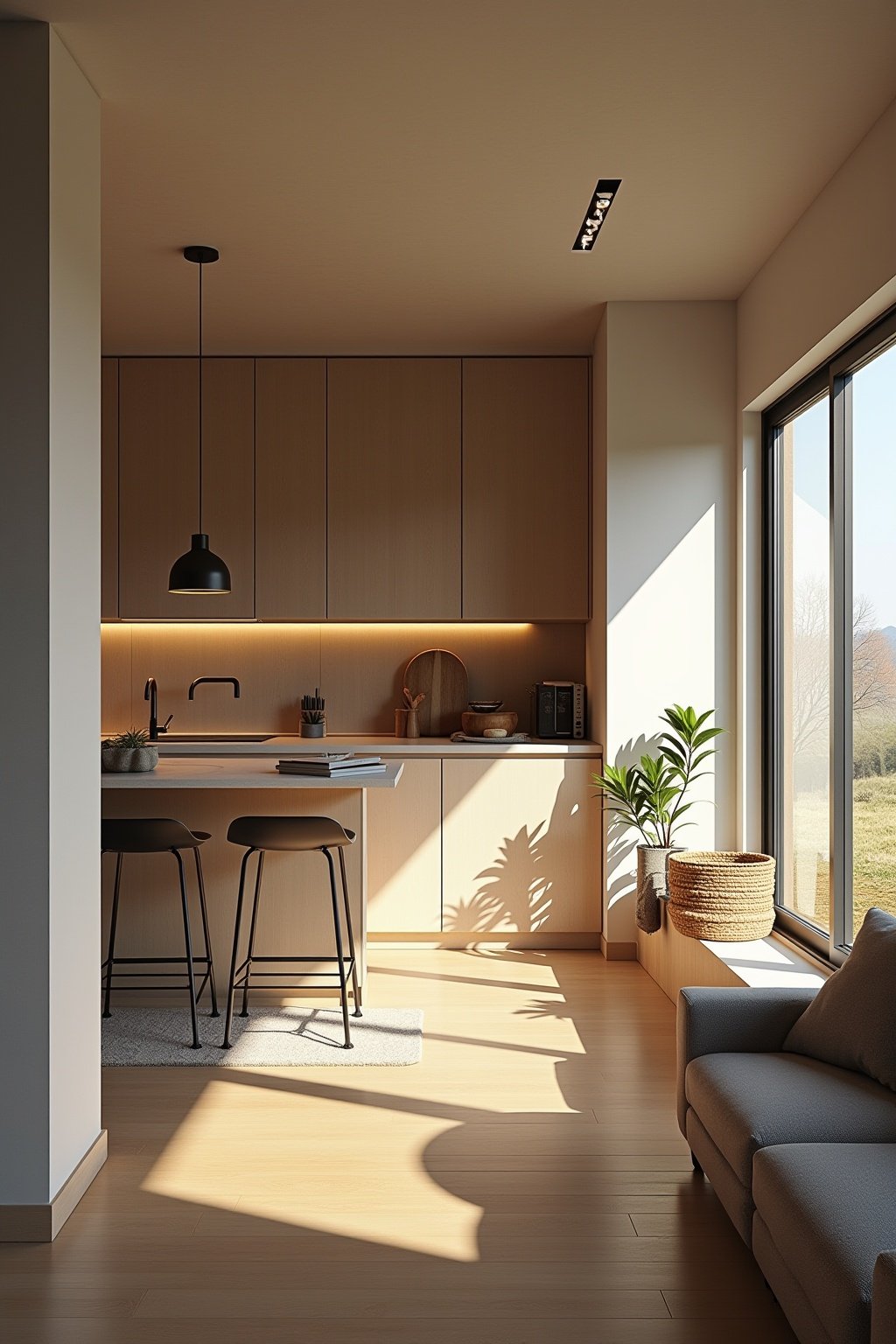 halboffene kueche outline 1