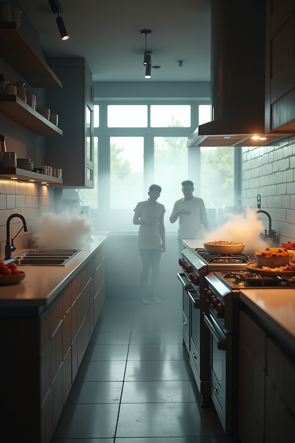 halboffene kueche outline 4