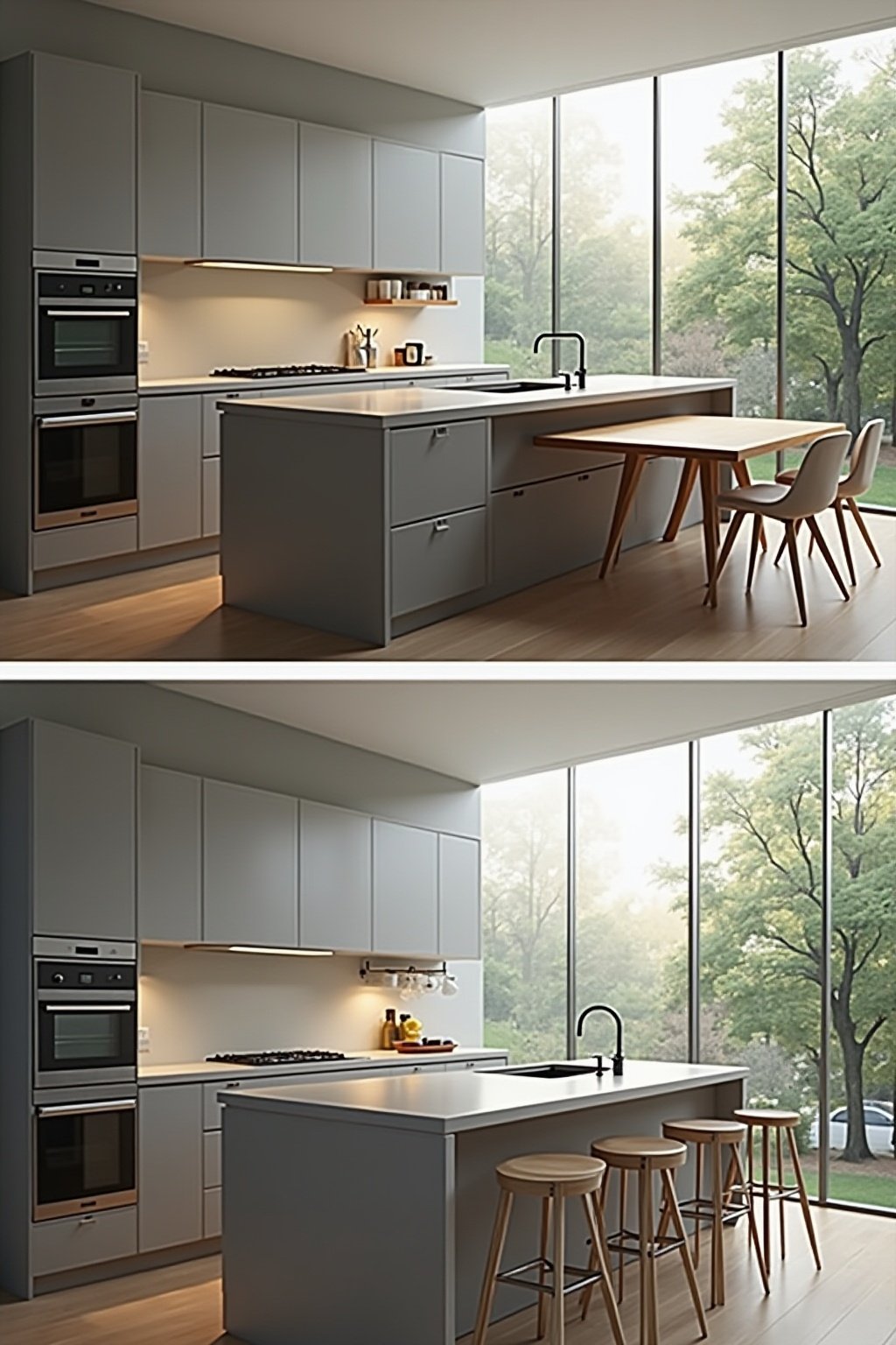 halboffene kueche outline 8