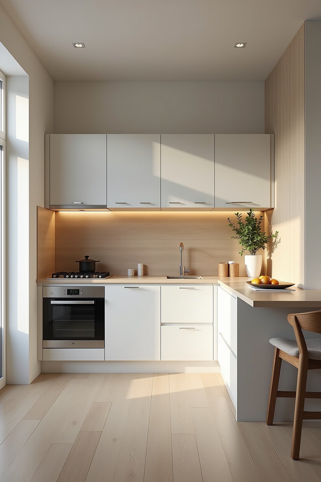 Kleine Küche L-Form Übersicht