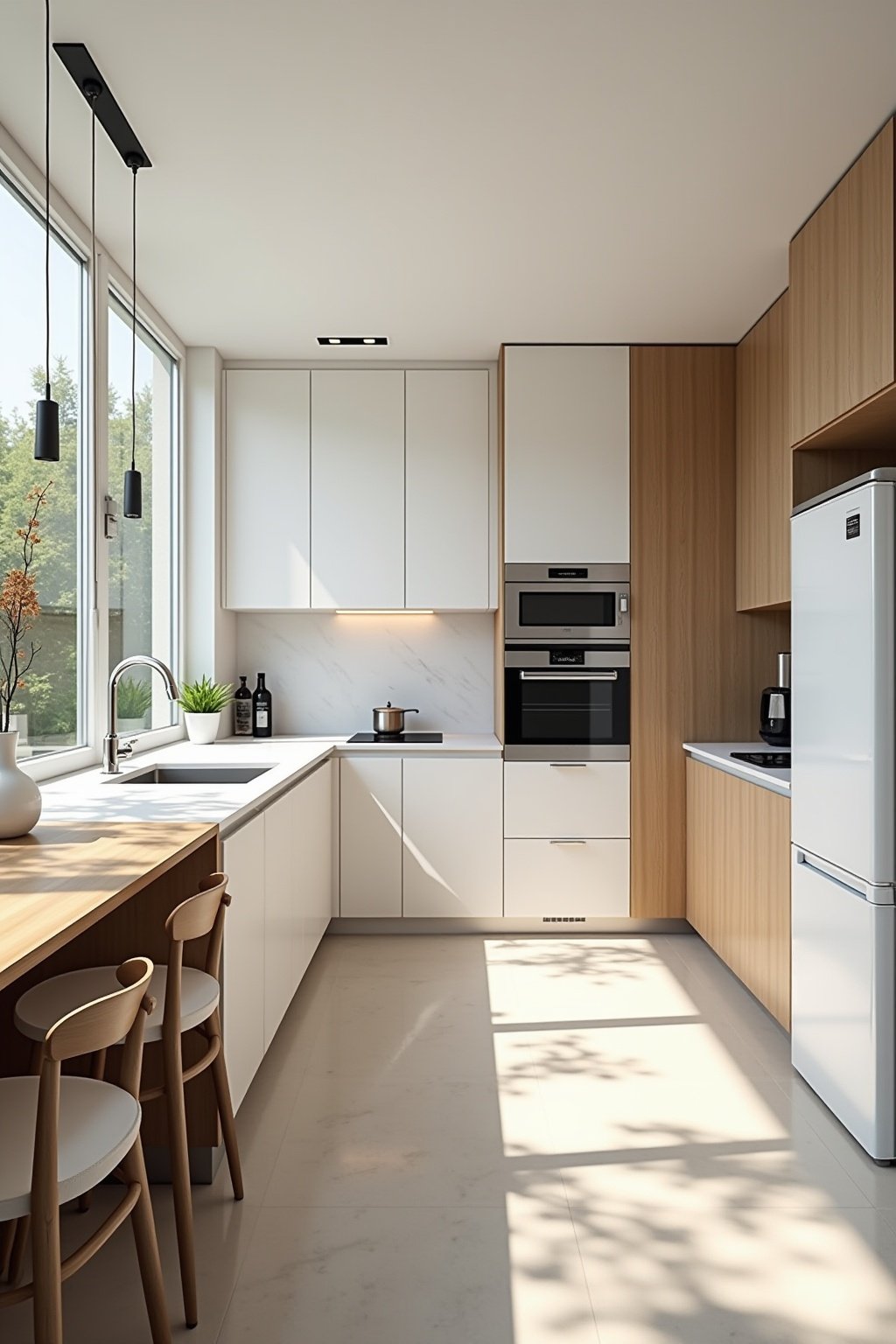 Geräte kleine Küche L-Form