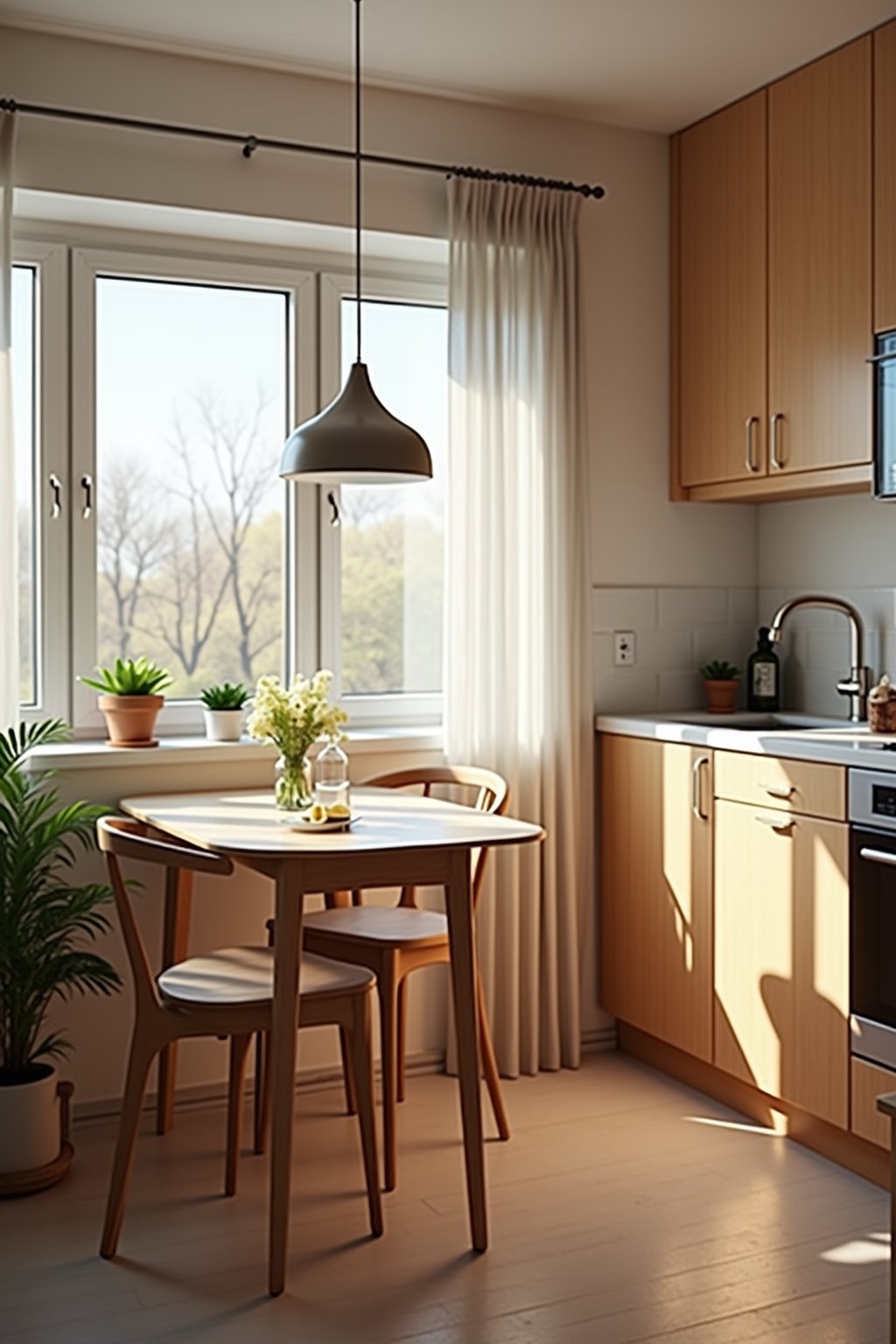 kleine kueche mit essplatz outline 1