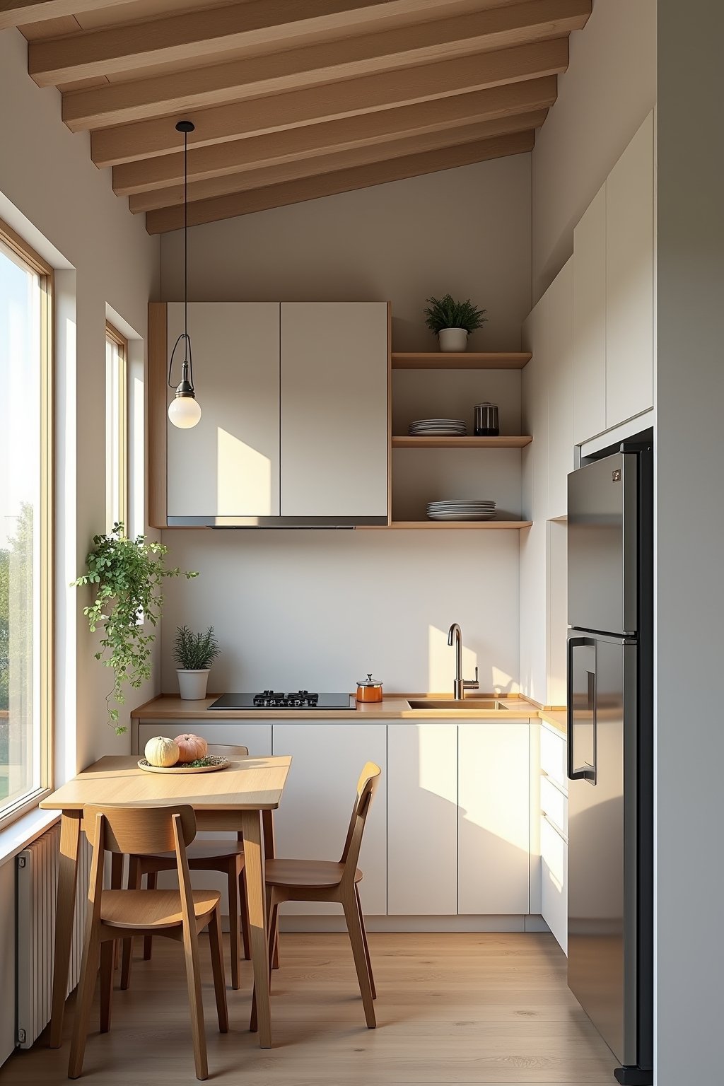 kleine kueche mit essplatz outline 2