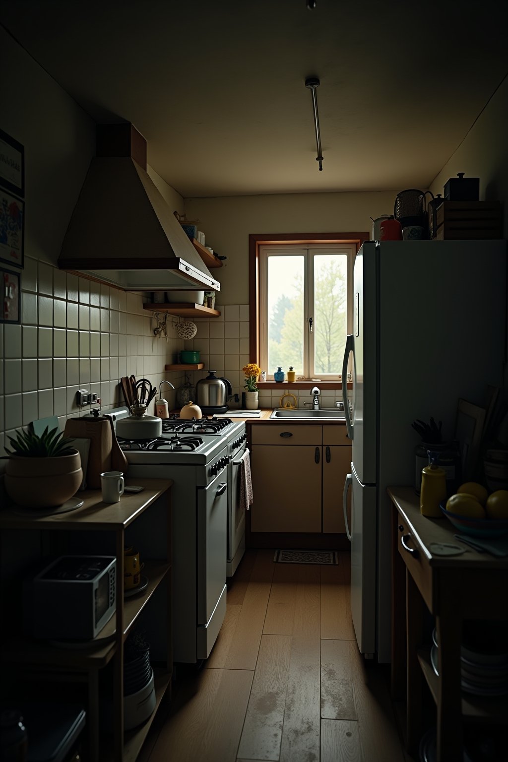 kleine verwinkelte kueche outline 8