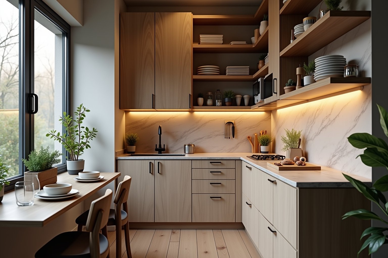 Die 8 besten Ideen für kleine verwinkelte Küche