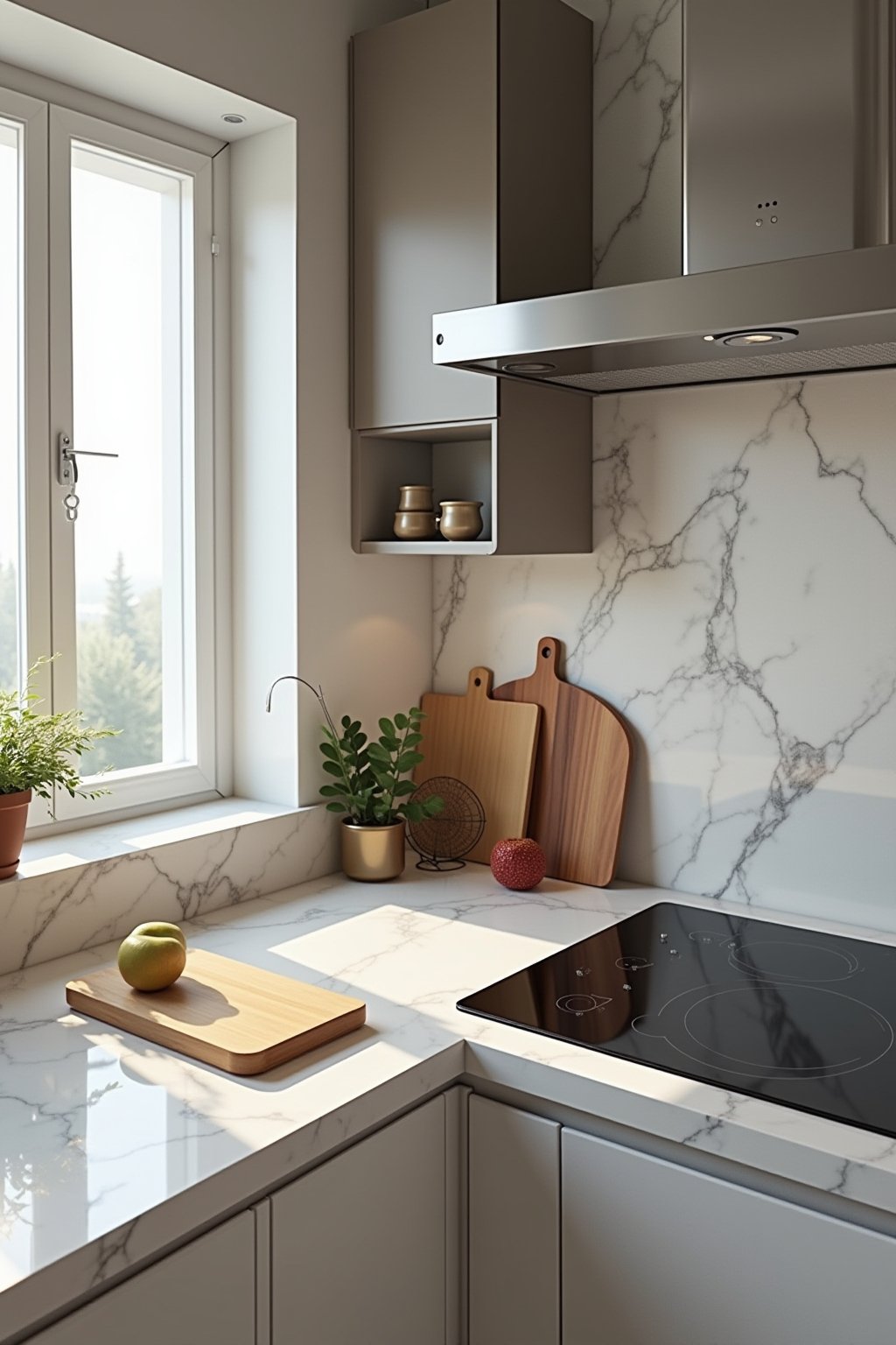 kochfeld in ecke outline 2