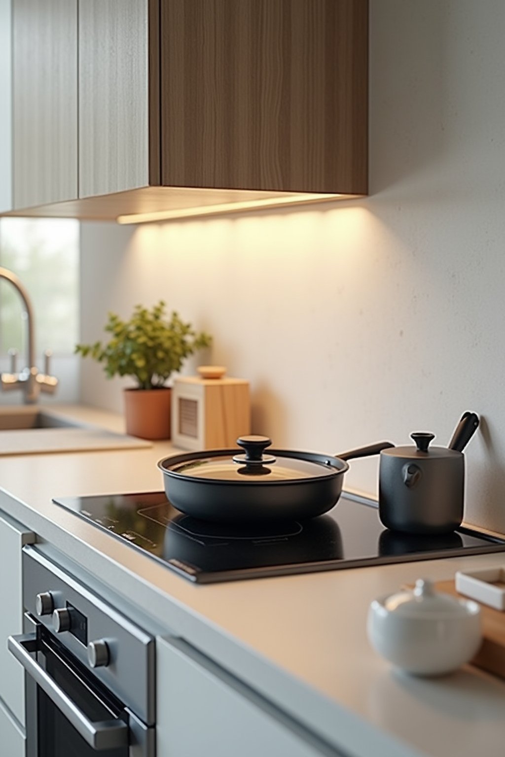 kochfeld in ecke outline 5