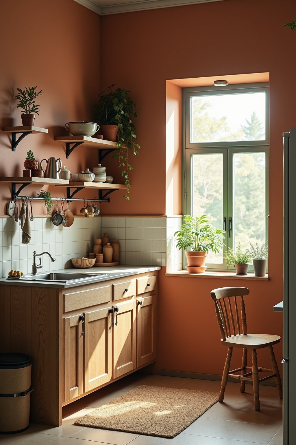 kueche boho style gestalten outline 3