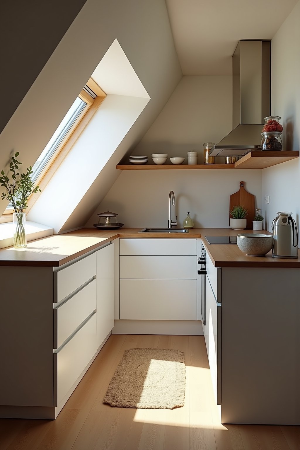 Herausforderungen Küche Dachgeschoss