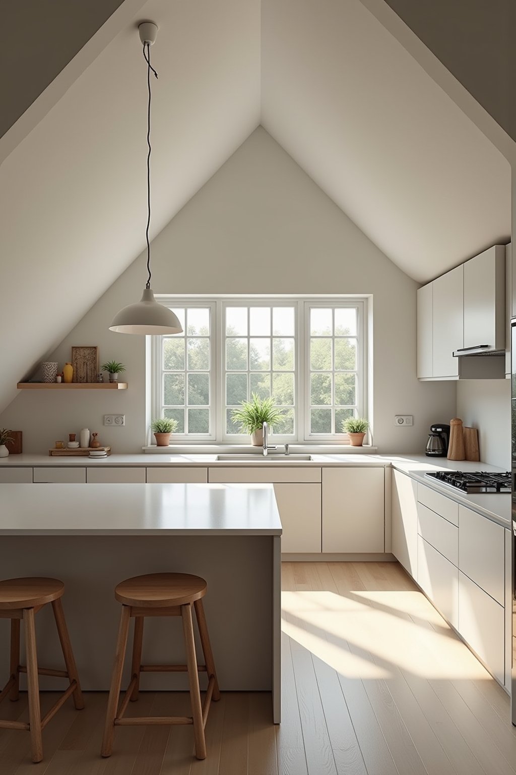 Planung Küche im Dachgeschoss