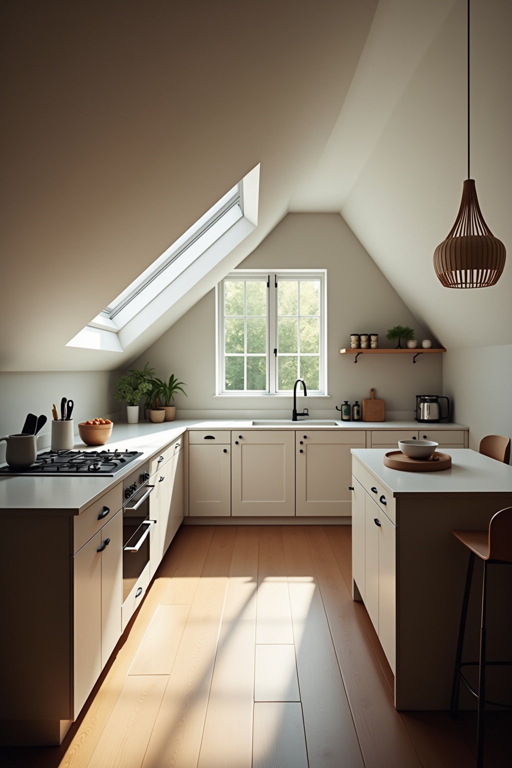Beispiele Küche im Dachgeschoss gelungen