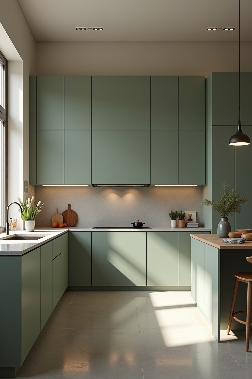 Die 8 besten Ideen für Küche Grün Grau 15 kueche gruen grau outline 3