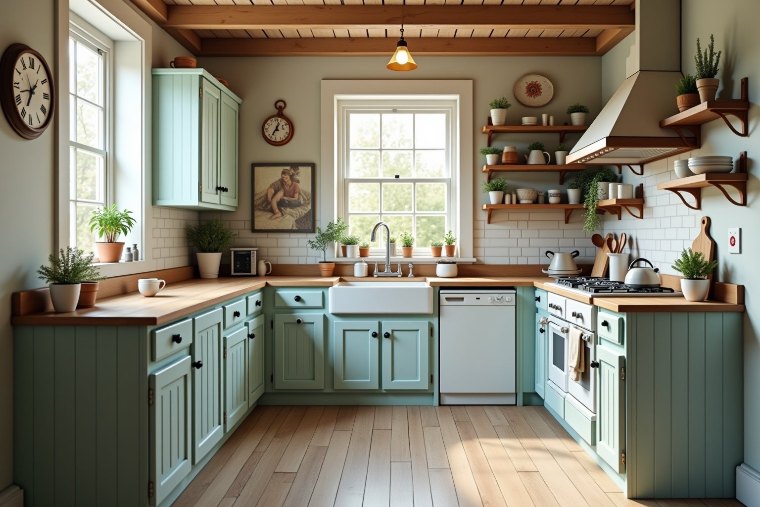 Die 8 besten Ideen: Küche im Shabby Chic gestalten