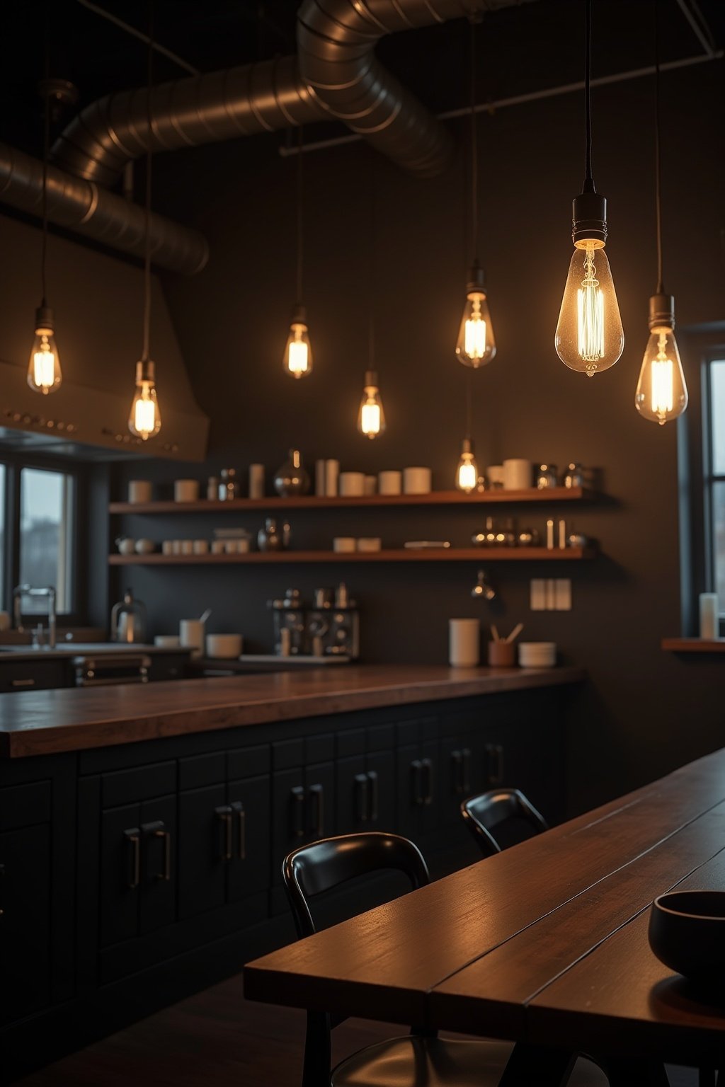 kueche industrial style planen outline 6