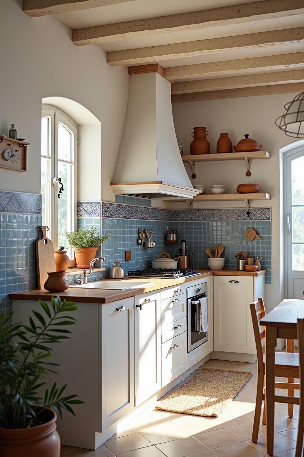 kueche mediterran gestalten outline 2