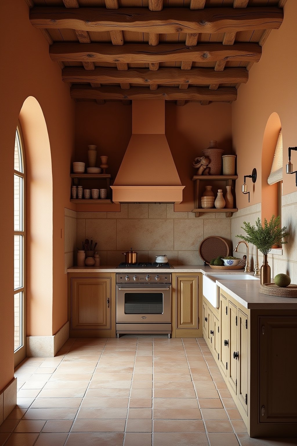 kueche mediterran gestalten outline 4