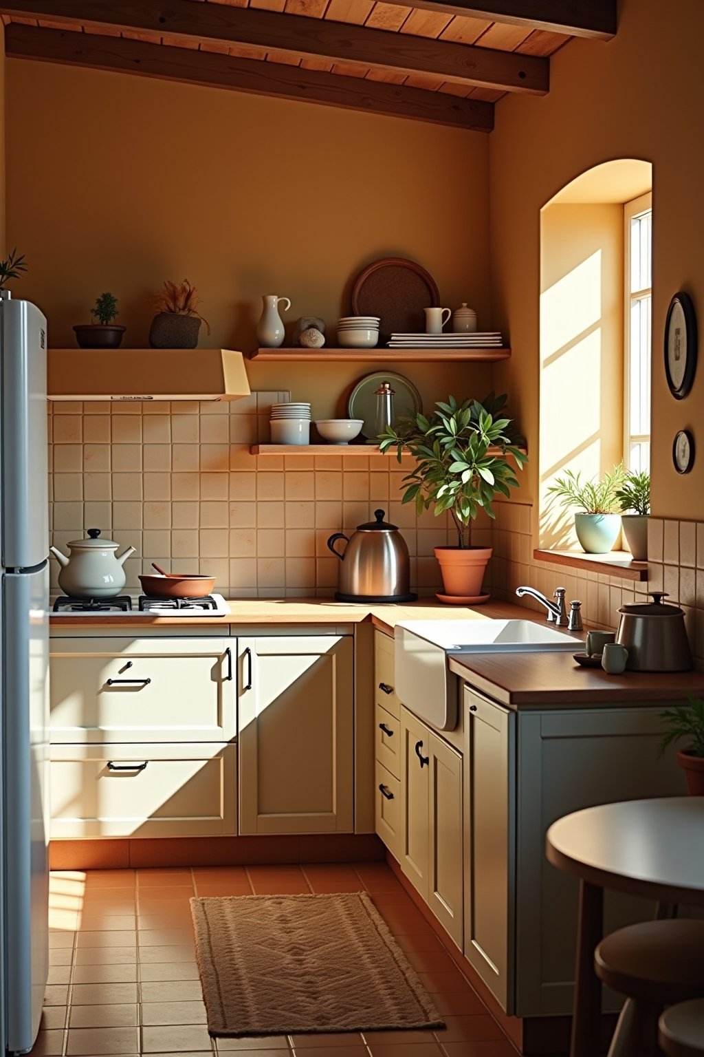 kueche mediterran gestalten outline 8