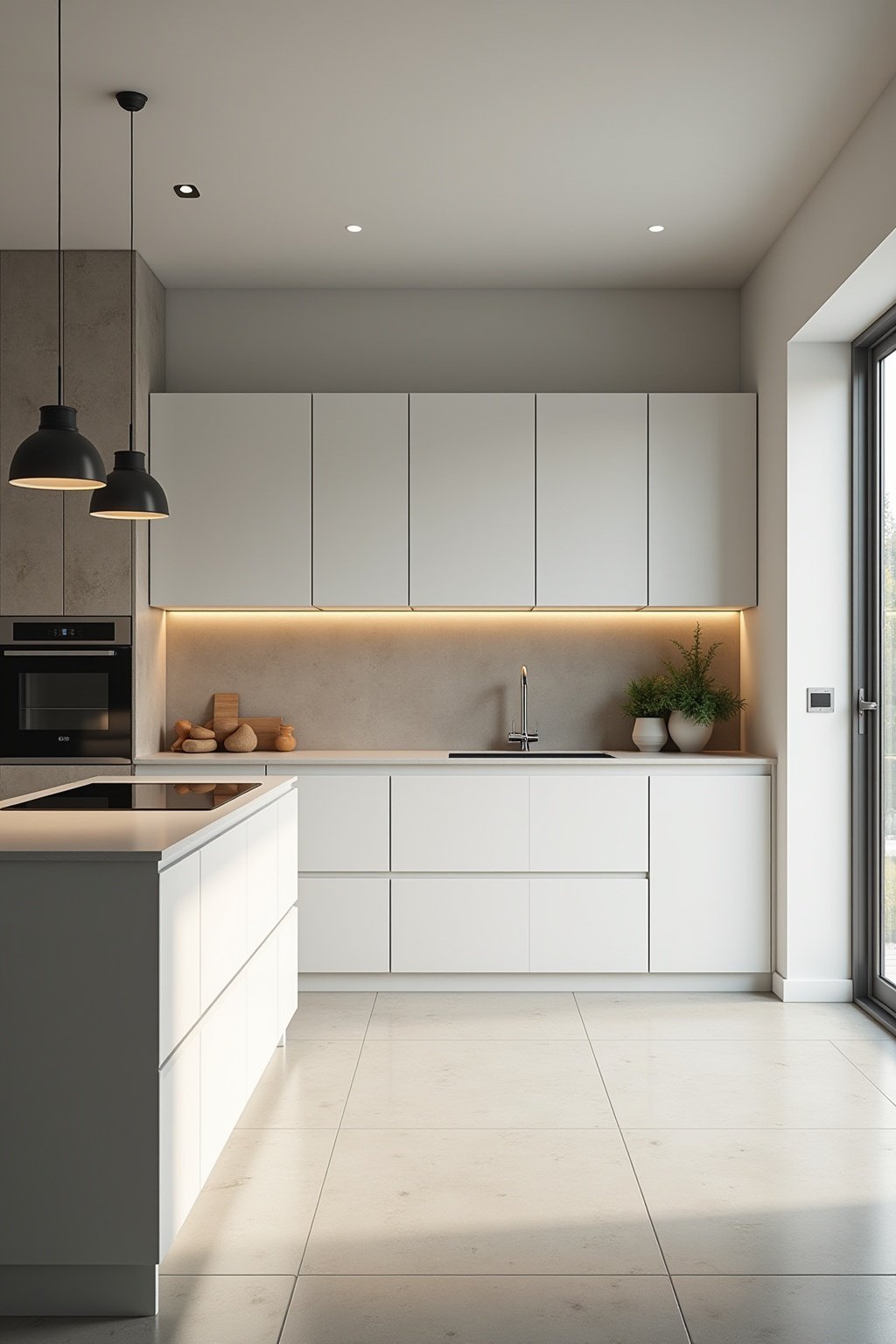 kueche ohne sockelblende outline 2