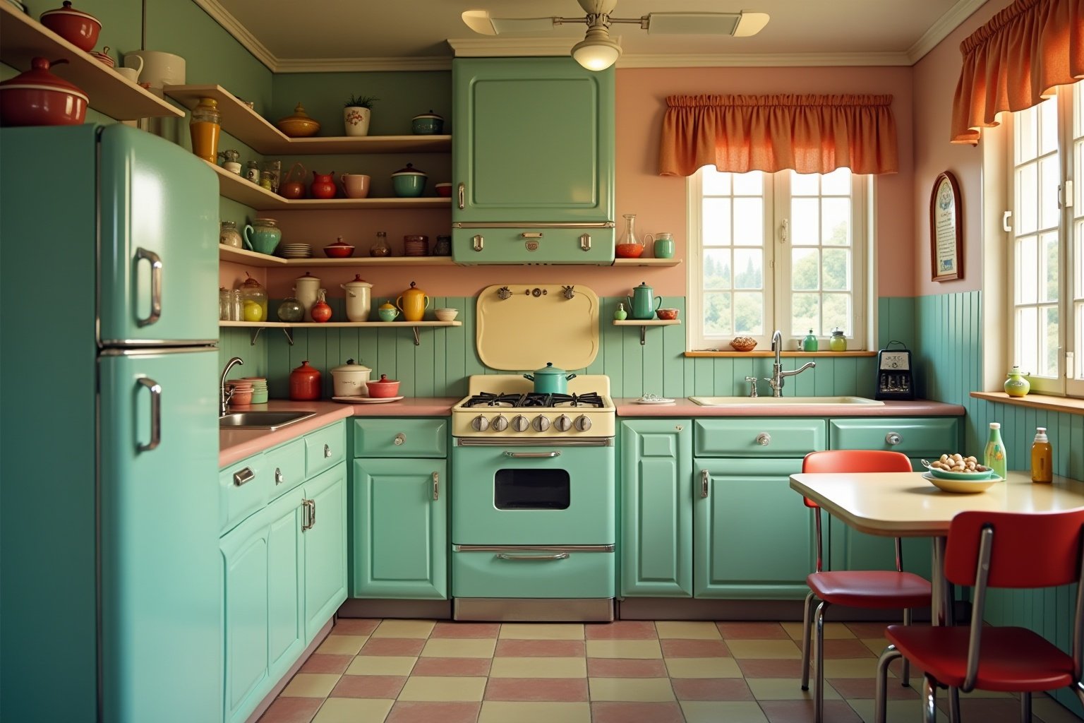 Die 8 besten Ideen, Küche Retro zu gestalten