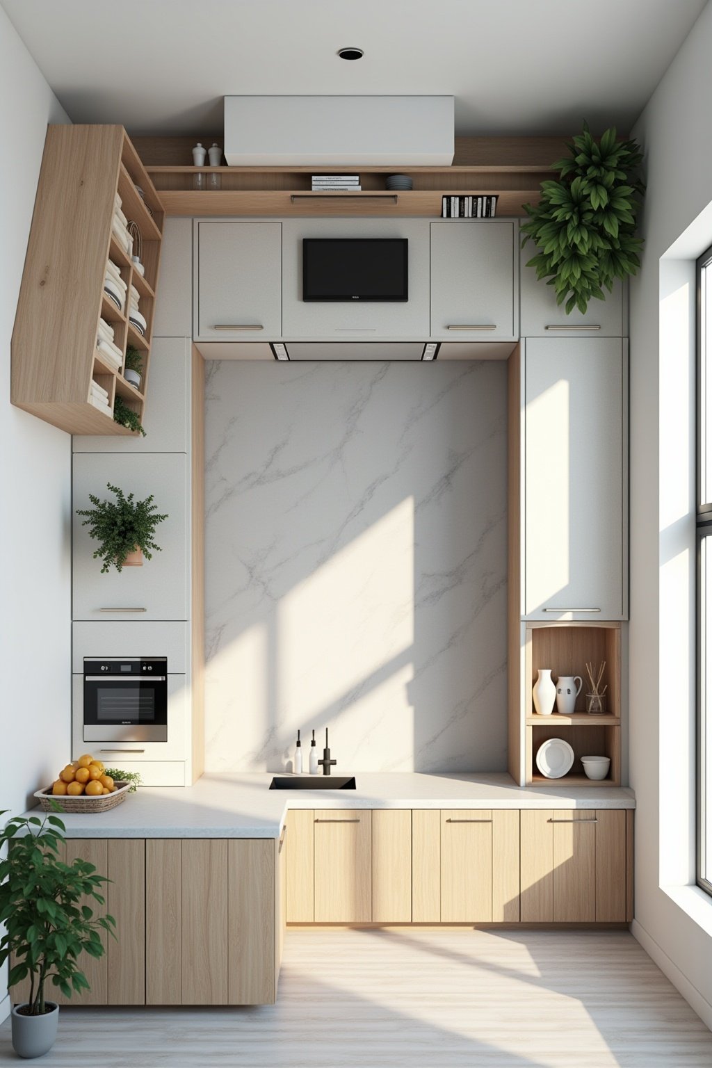 kueche u form grundriss outline 3