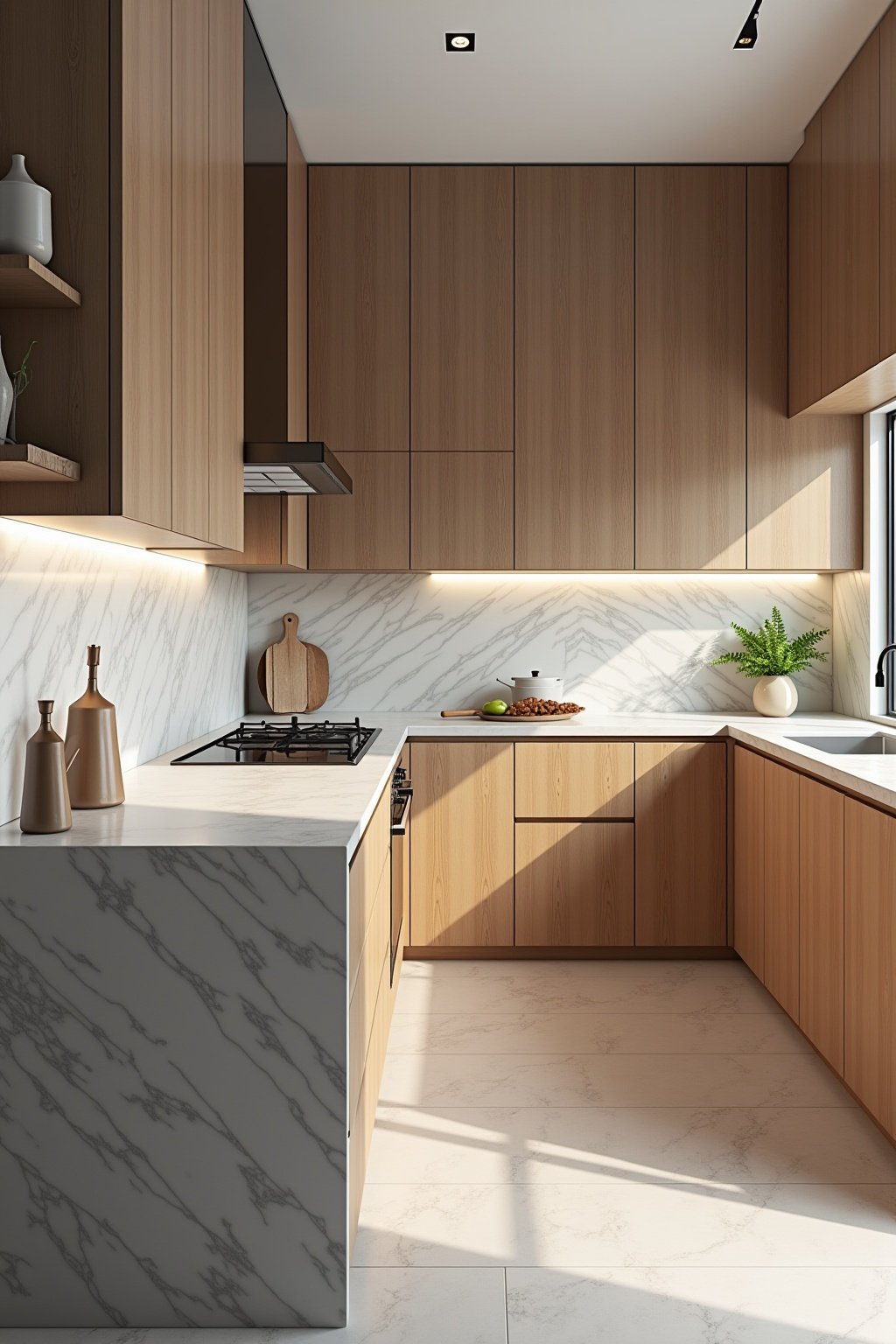 kueche u form grundriss outline 6