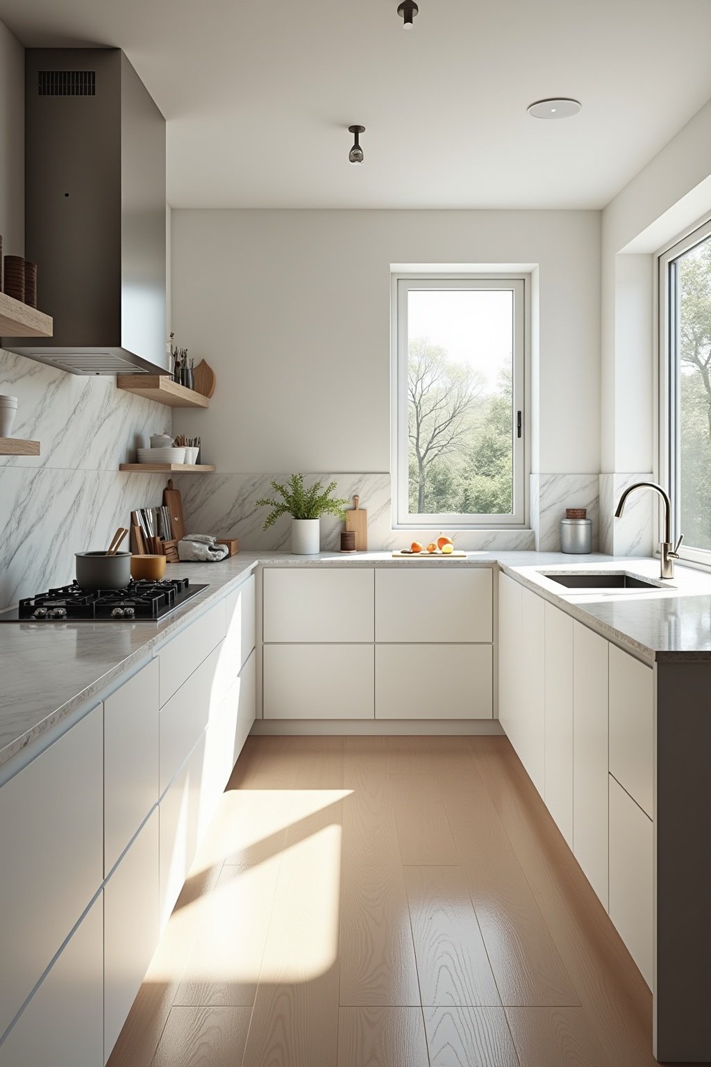 Küche U-Form Maße Übersicht