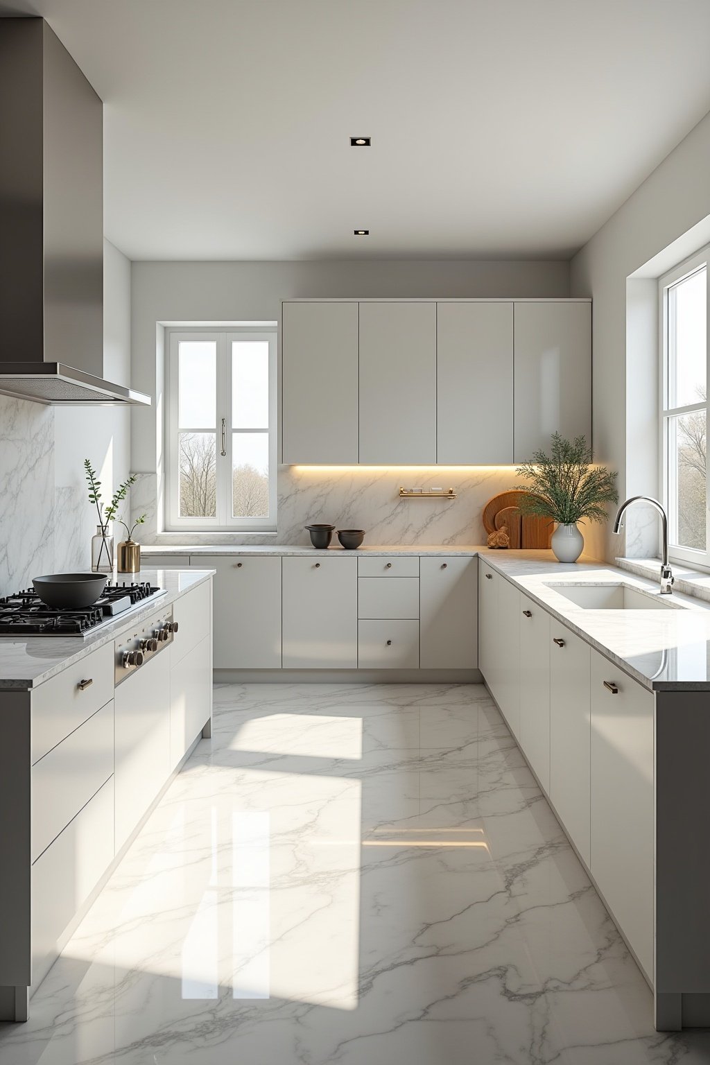 kueche u form planen outline 1