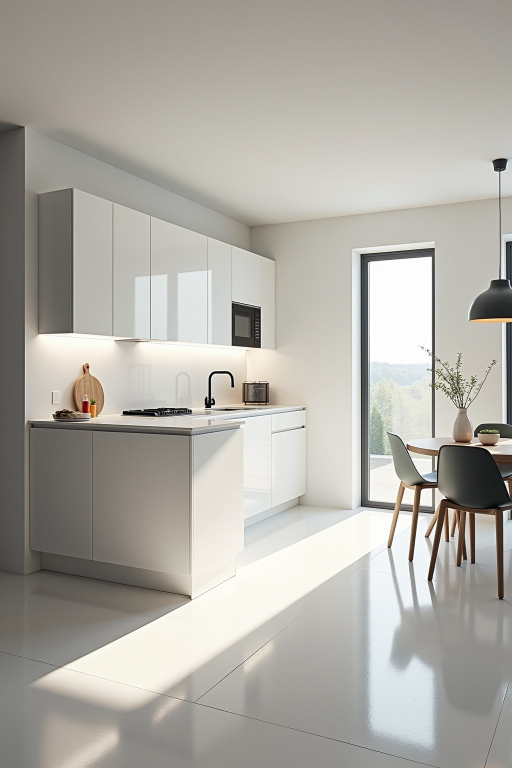 kueche u form planen outline 3