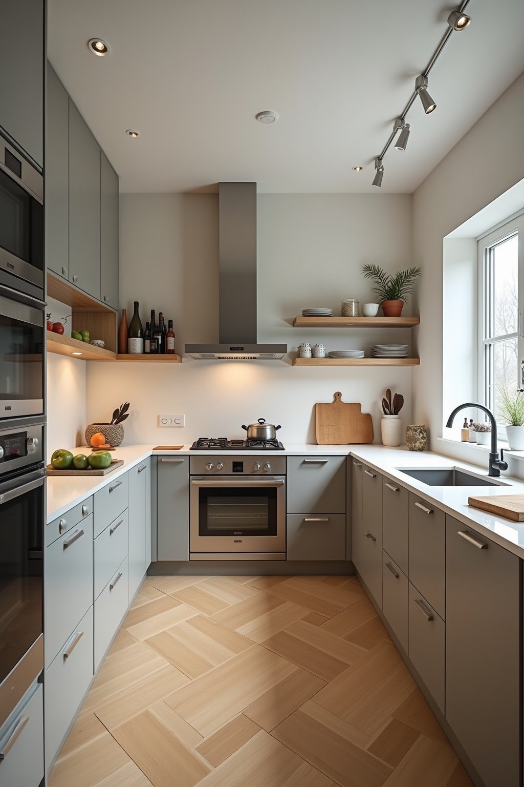 kueche u form planen outline 8