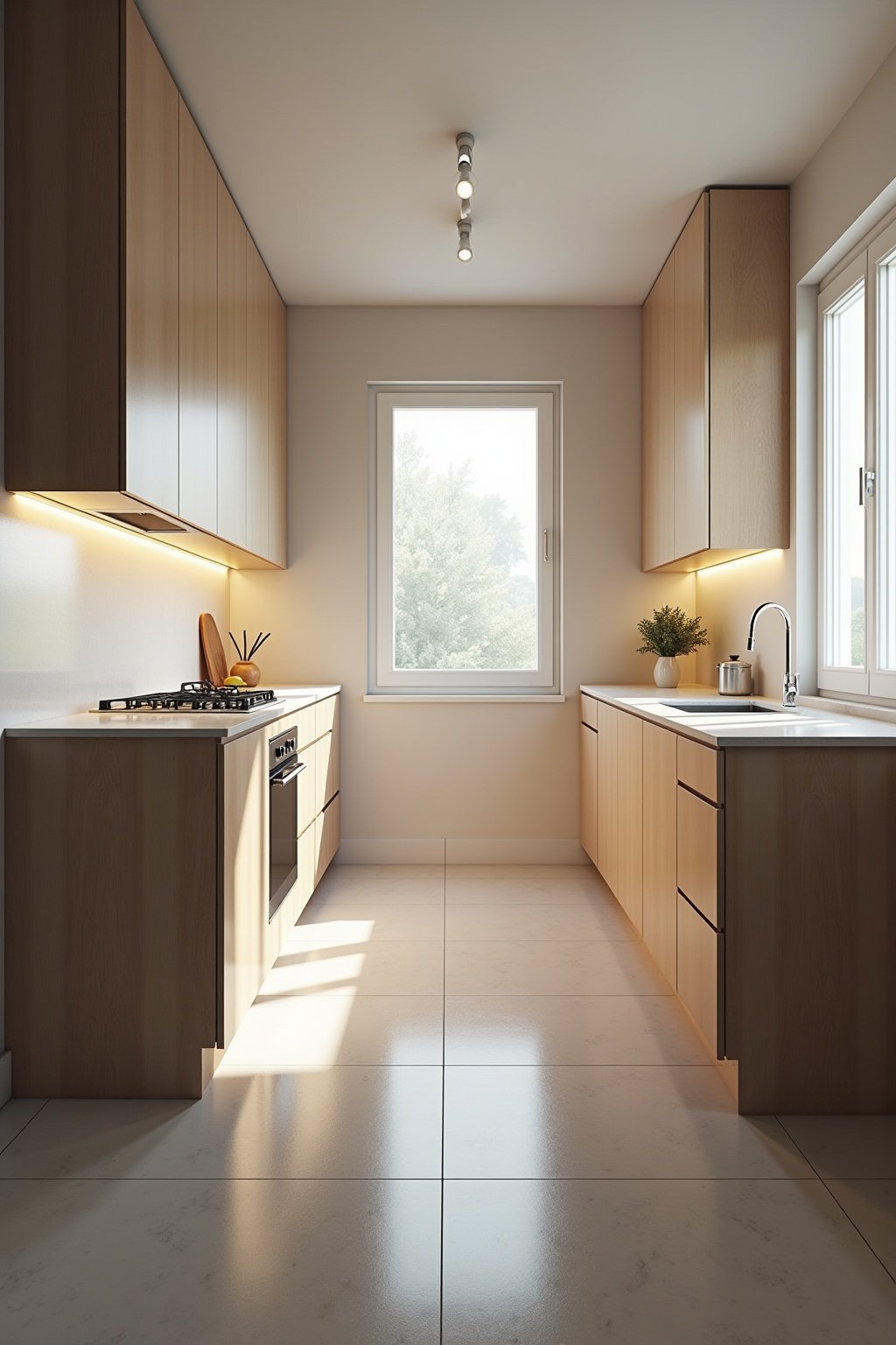 Planungstipps für verschiedene Situationen der schmalen U-Küche