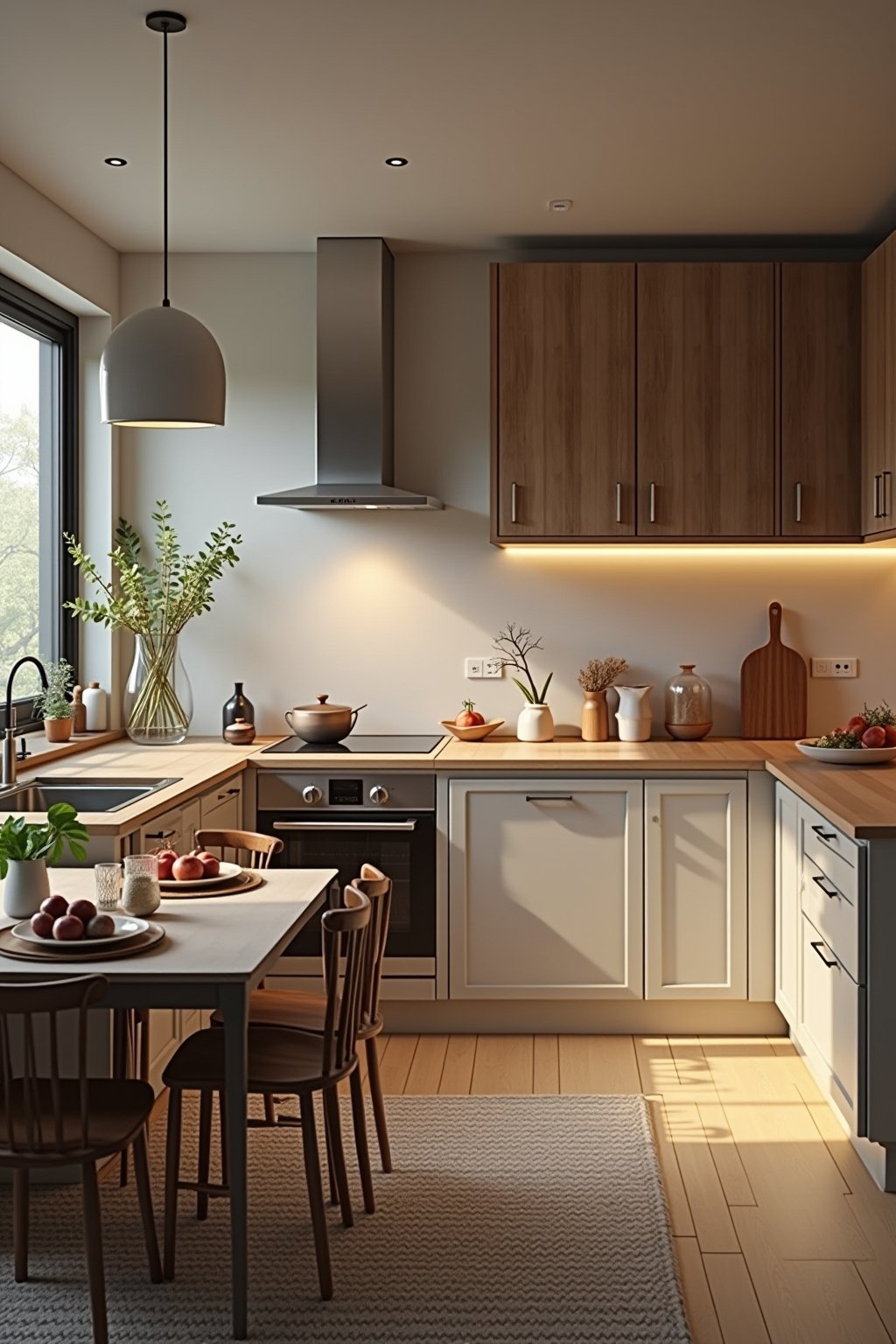 kueche und wohnzimmer optisch trennen outline 5