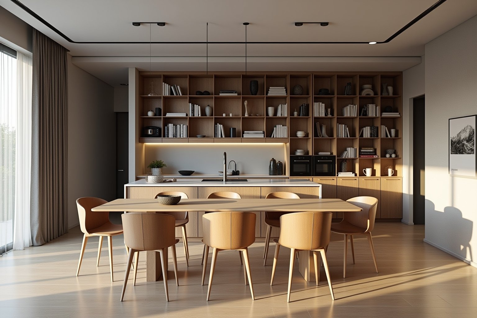 8 Ideen: Küche und Wohnzimmer optisch trennen