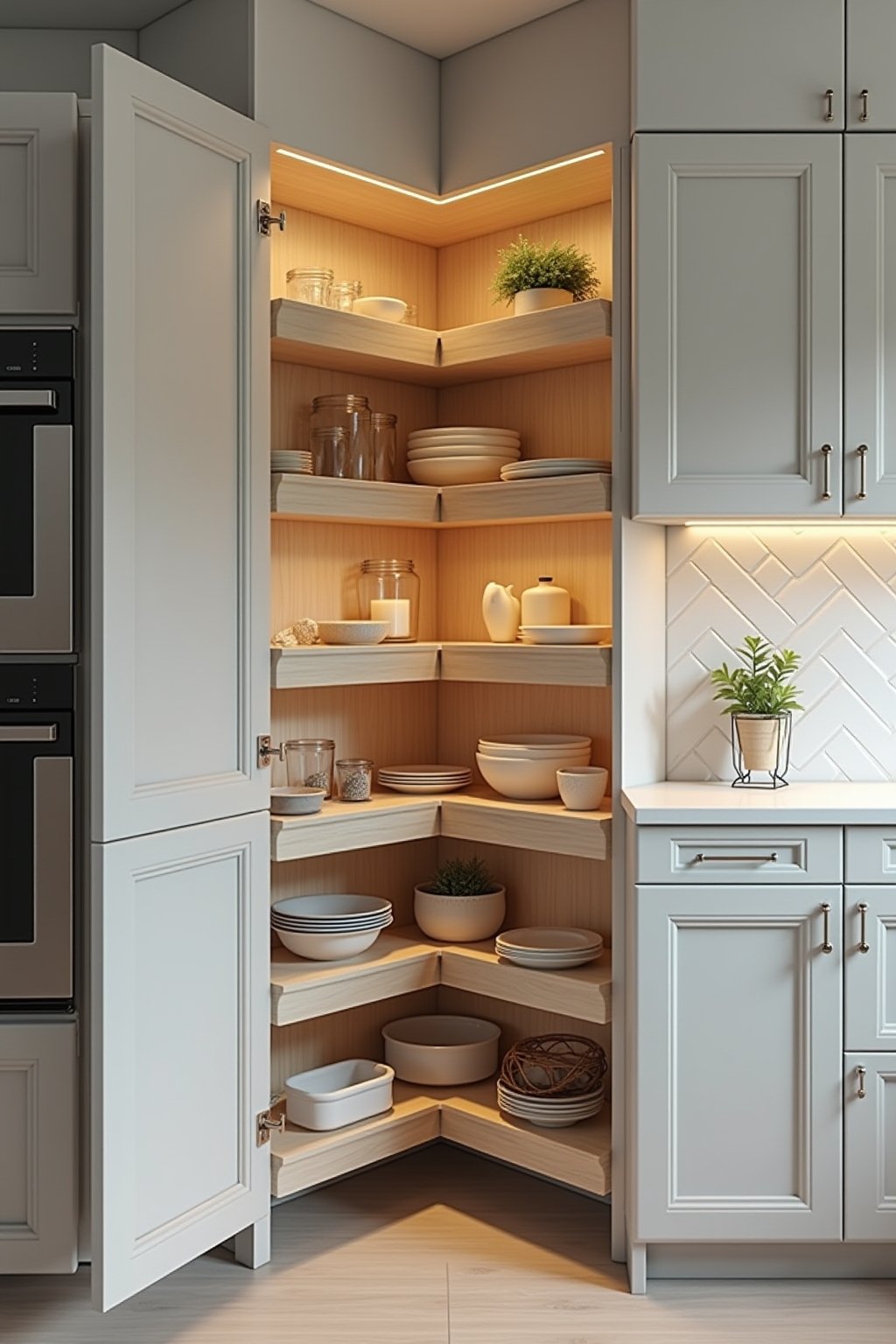 kuechen eckschrank rondell outline 1