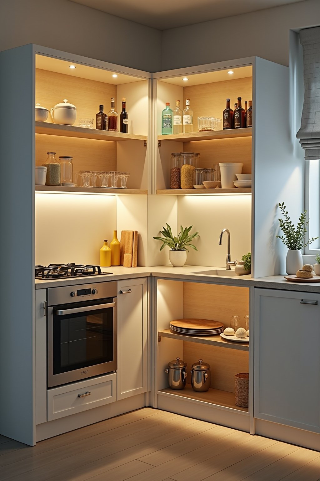 kuechen eckschrank rondell outline 8