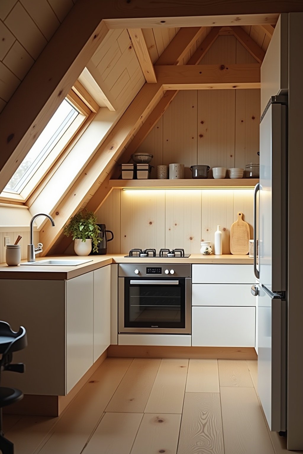 Küchenideen Dachschräge – kreative Küchenplanung unterm Dach