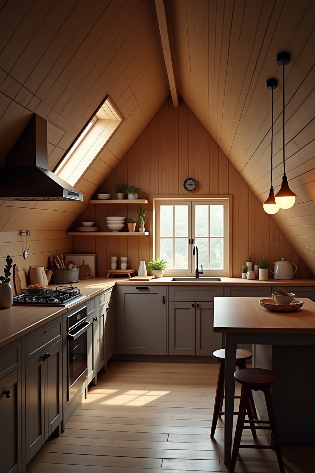 Beleuchtung Küche Dachschräge