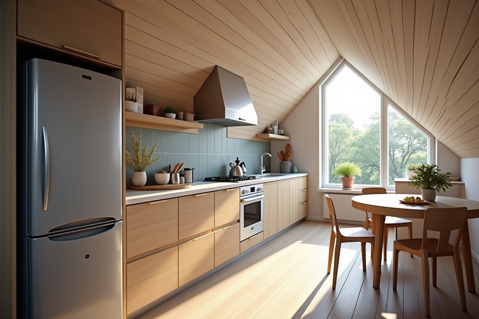 8 Küchenideen Dachschräge: Clever nutzen