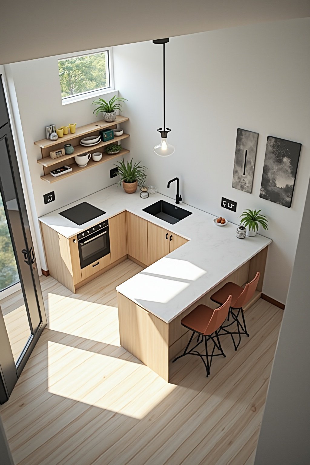 Verschiedene Stile für L-Küchen