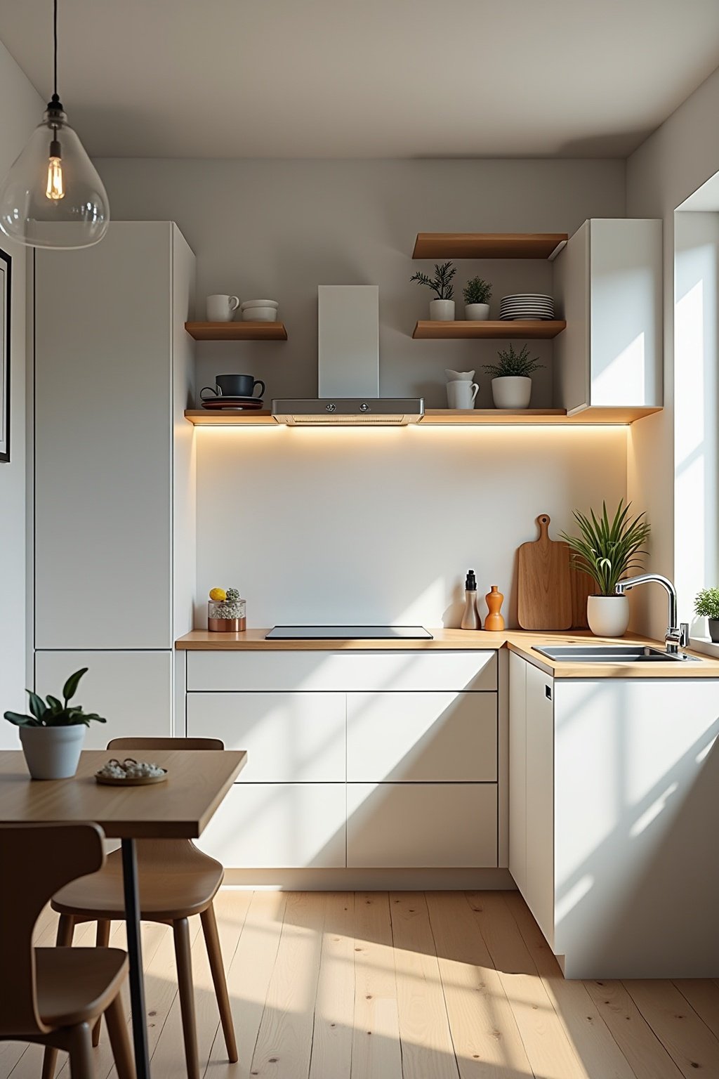 Stauraum Ideen L-Form Küche