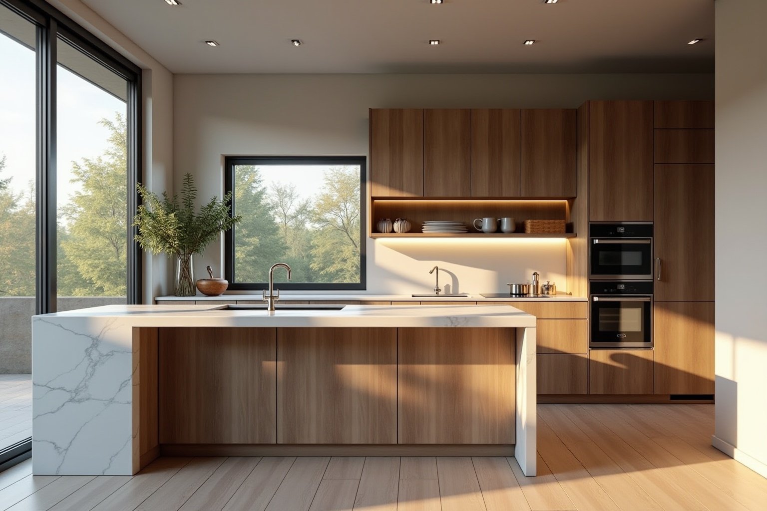 8 Küchenideen L Form für mehr Stauraum