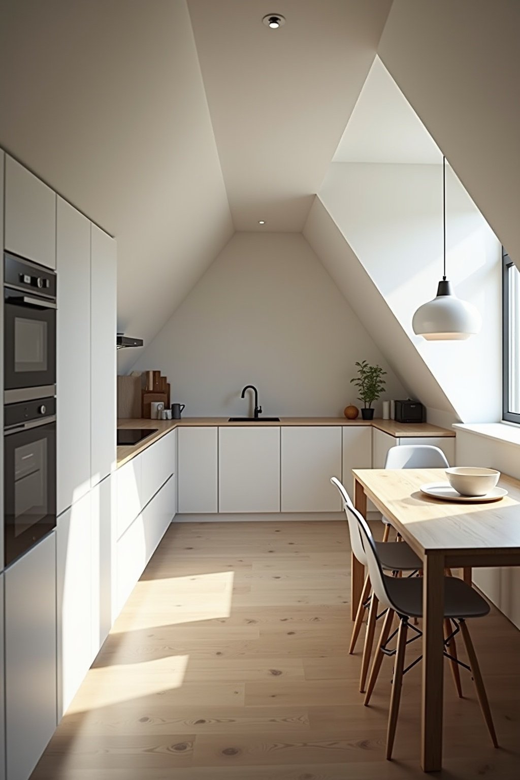 Küchenplanung unter der Dachschräge richtig ausmessen