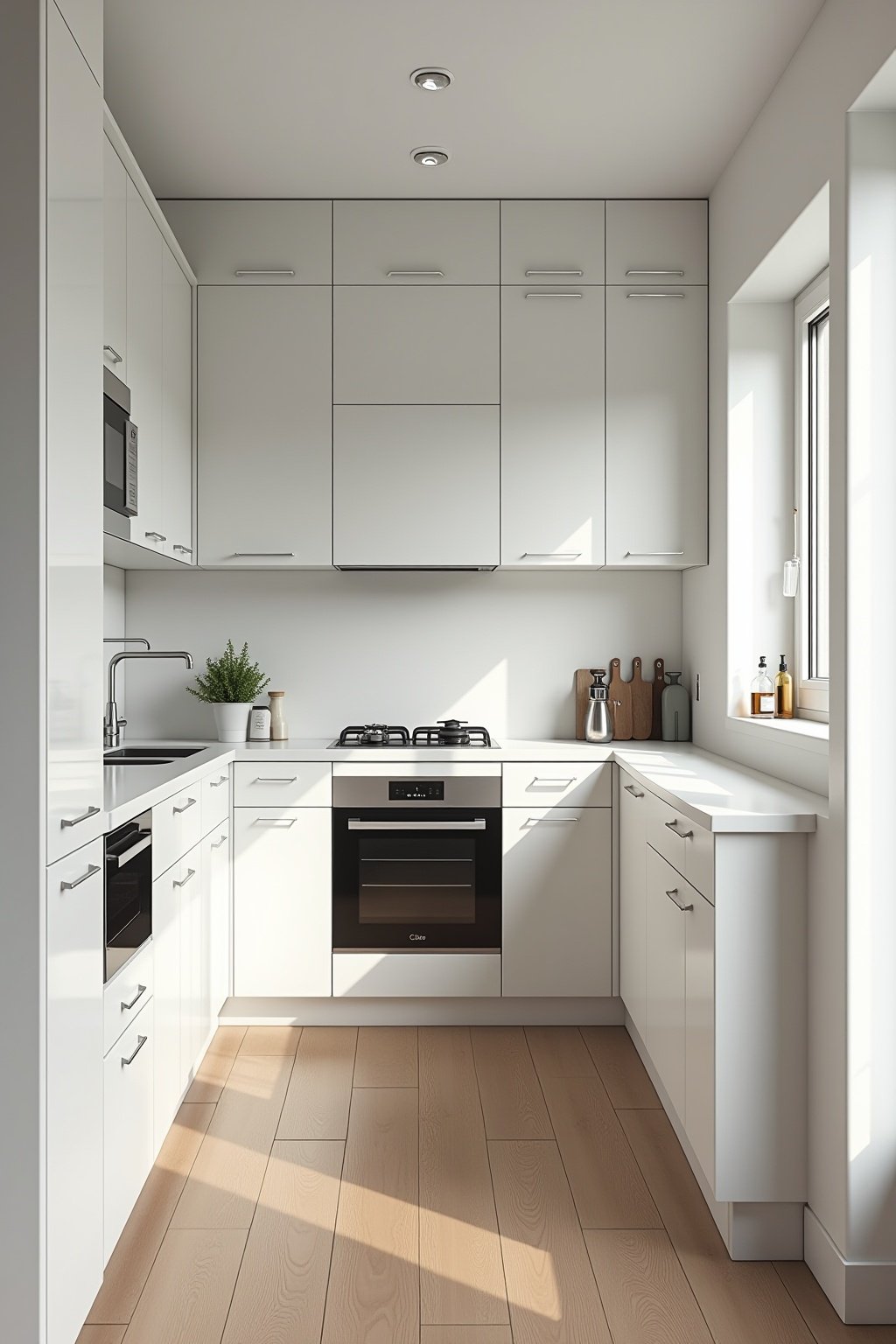 l kueche kleiner raum outline 3