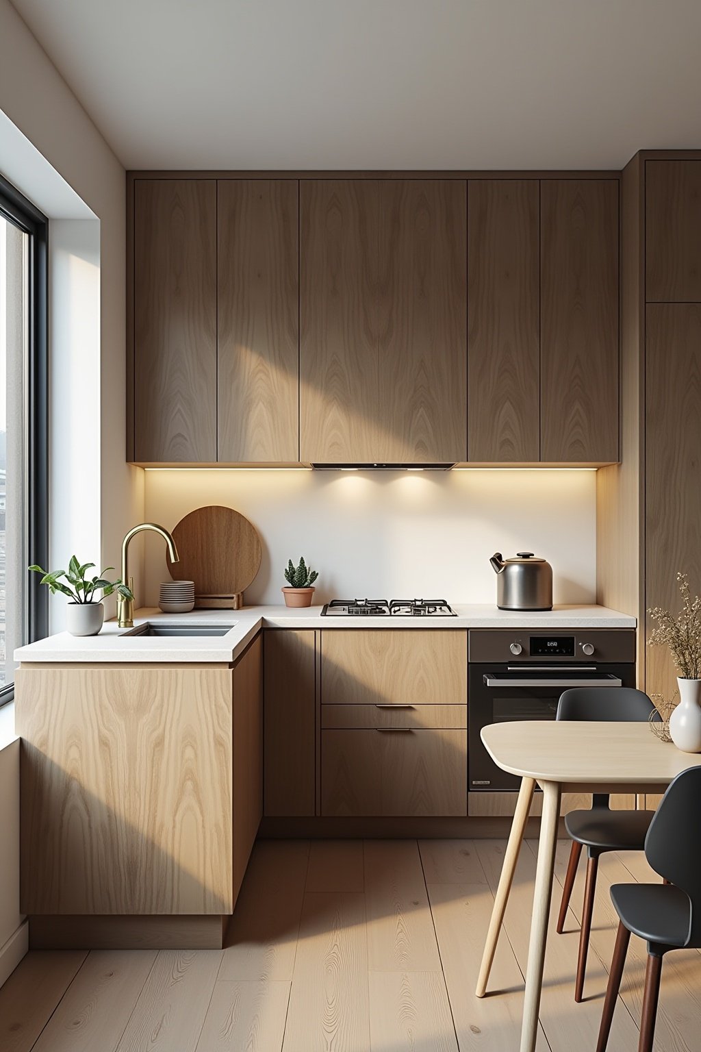 l kueche kleiner raum outline 6